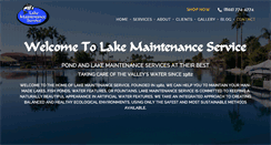 Desktop Screenshot of lakemaintenance.com